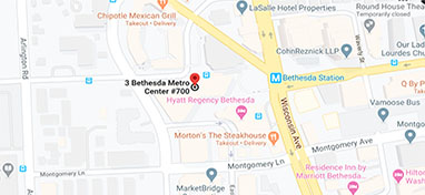 Bethesda Office Map